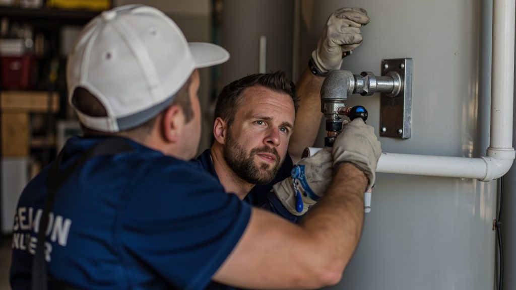 The best way to run a gas line for a heated garage